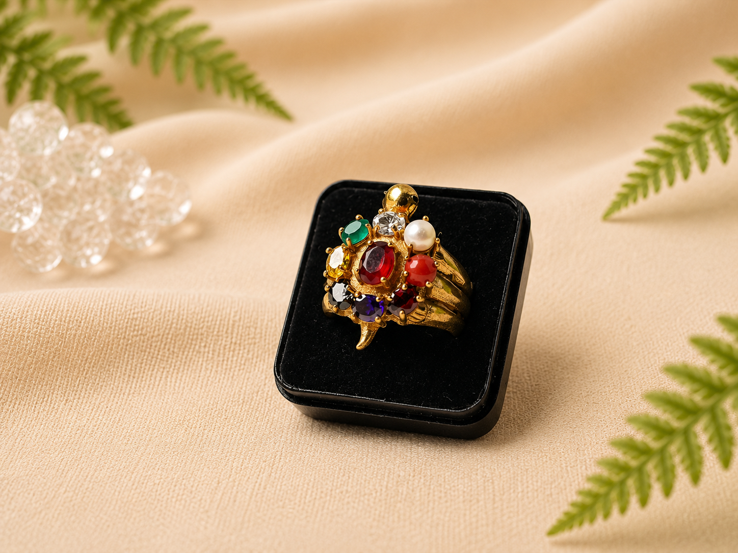 9 Grah Turtle Ring